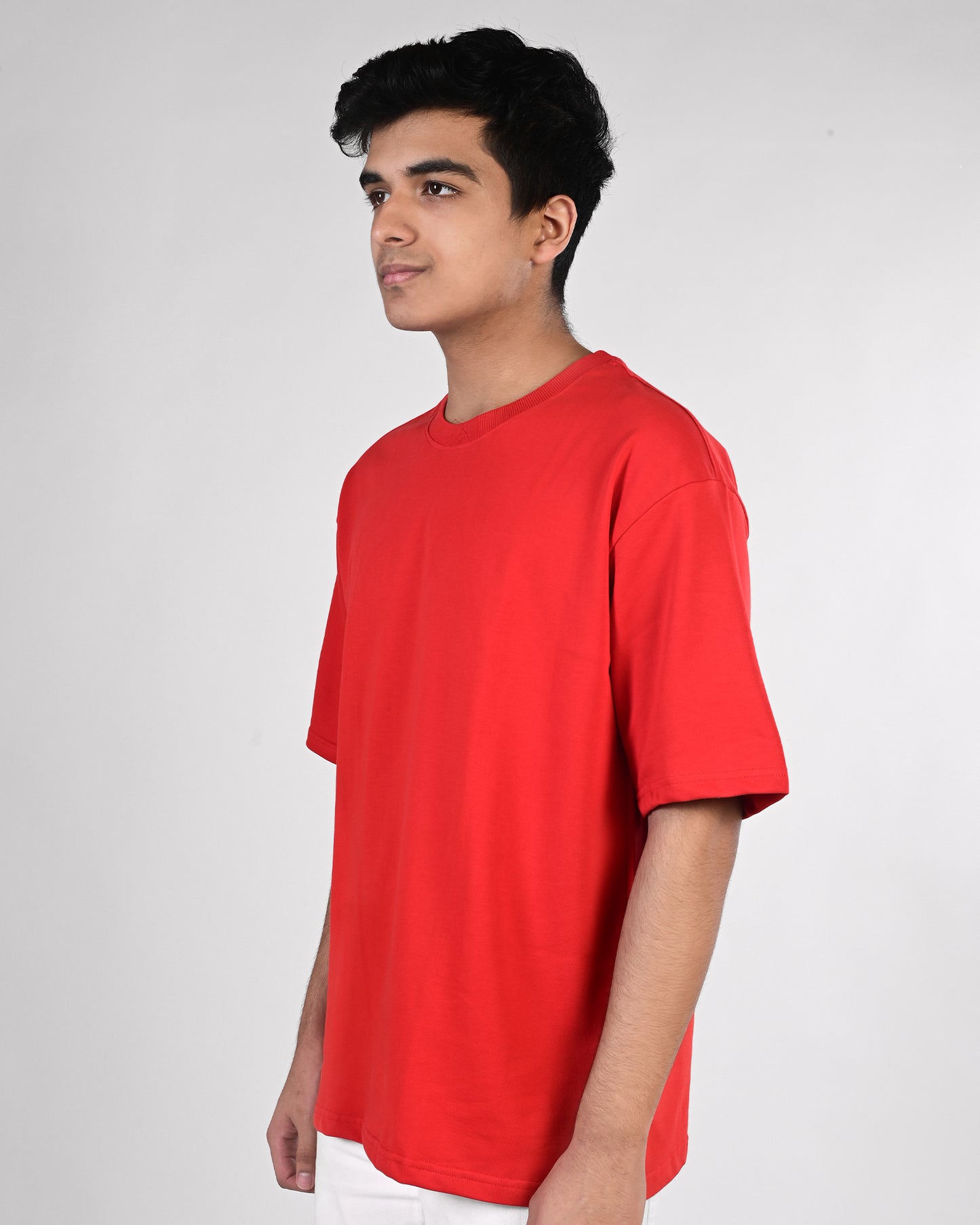 Bright Red Oversized Tee