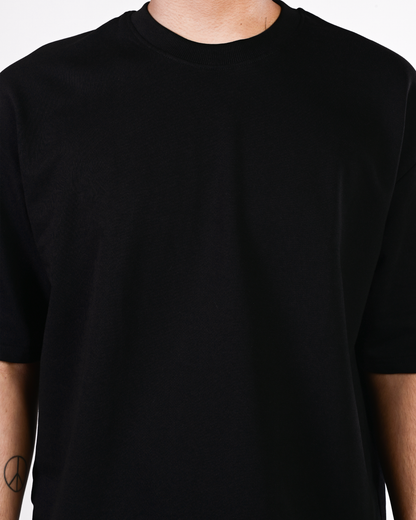 Jet-Black Oversized Tee