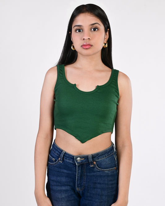 Cute Crop Top (Green)