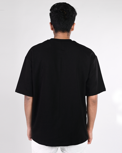 Jet-Black Oversized Tee