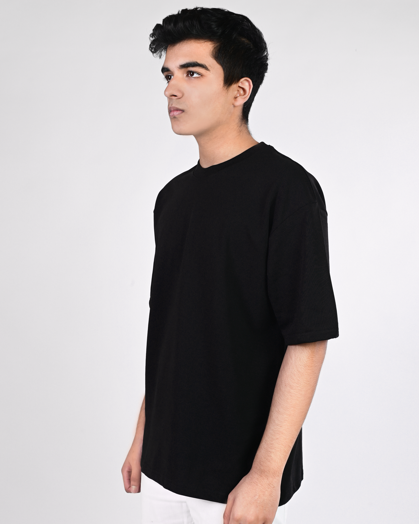 Jet-Black Oversized Tee