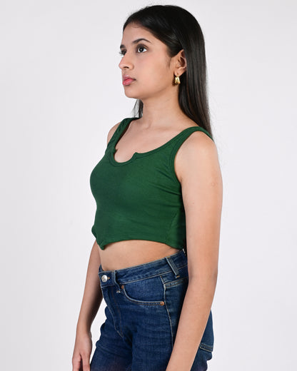 Cute Crop Top (Green)