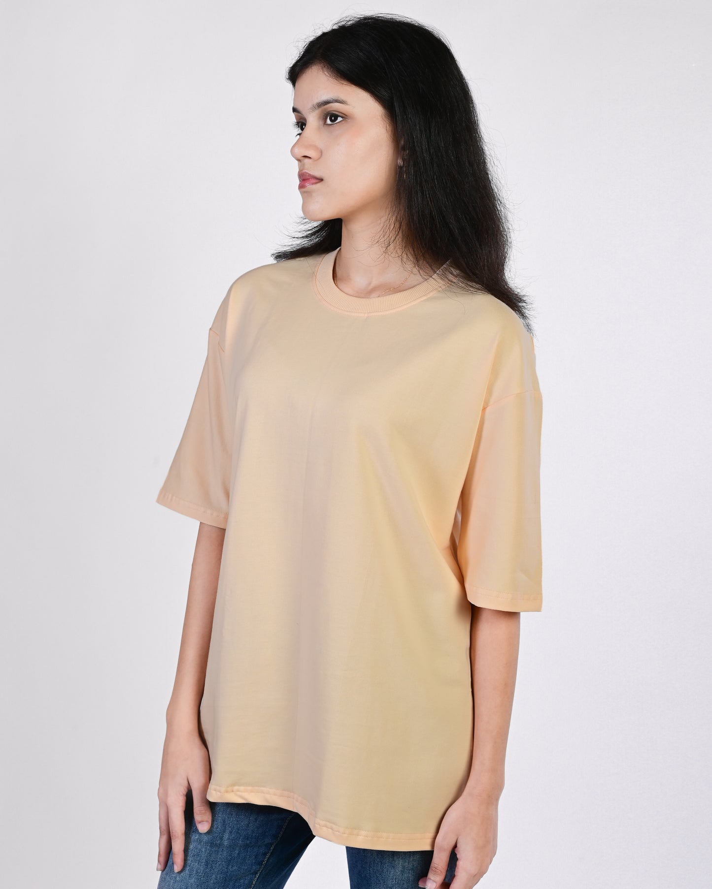 Light Beige Oversized Tee