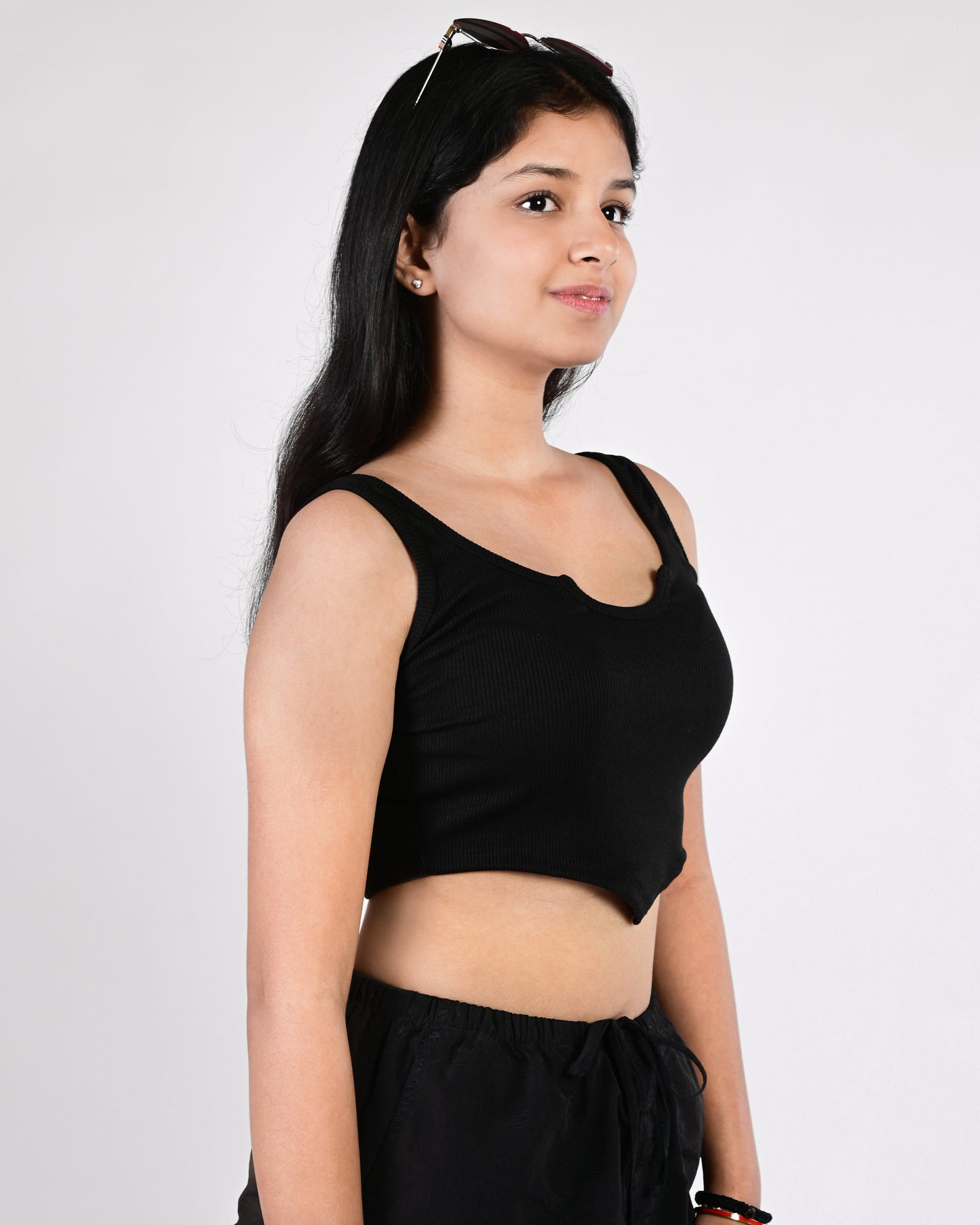 Cute Crop Top (Black)