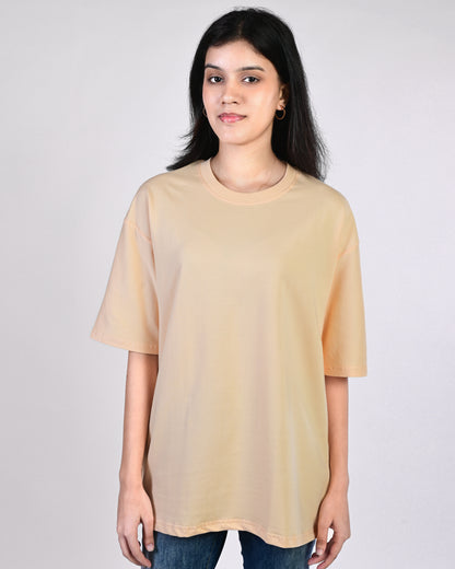 Light Beige Oversized Tee