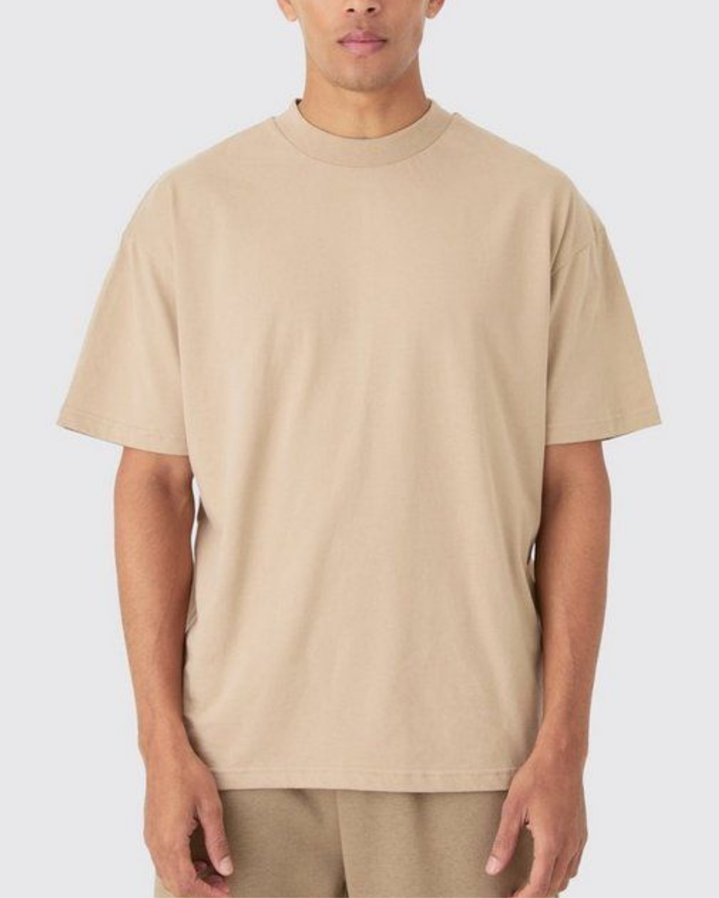 Light Beige Oversized Tee