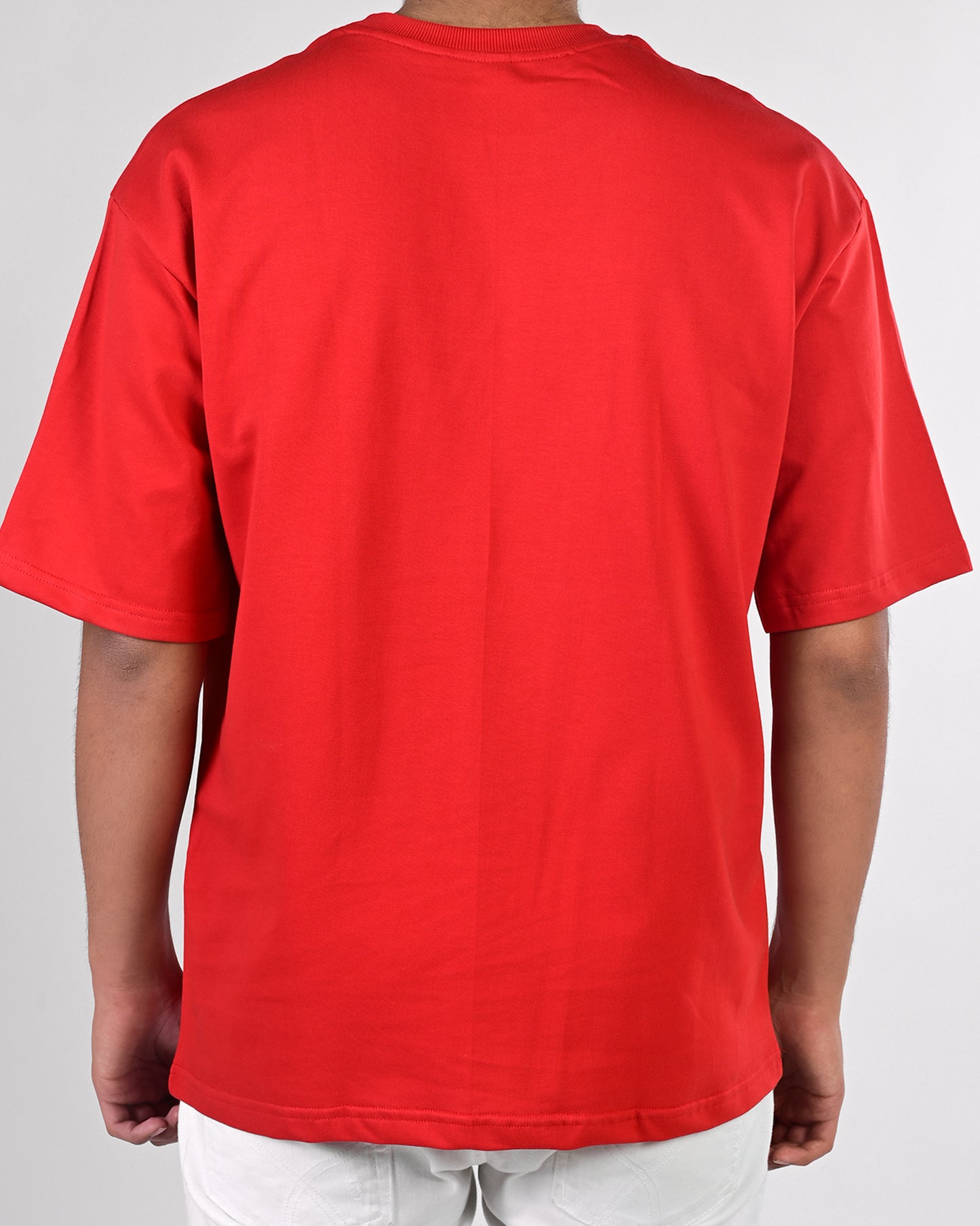 Bright Red Oversized Tee