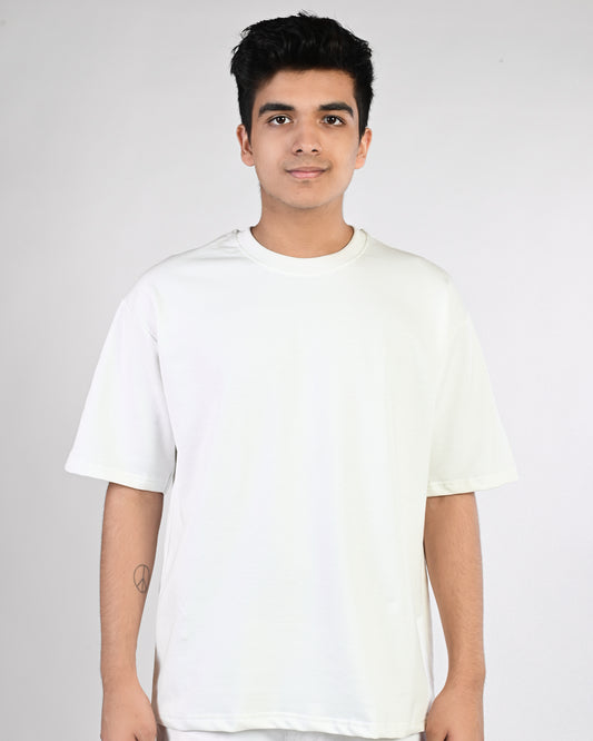 White Oversized Tee